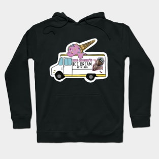 big worm's ice cream LA ESTD 1995 Hoodie